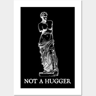 Not A Hugger Funny Posters and Art